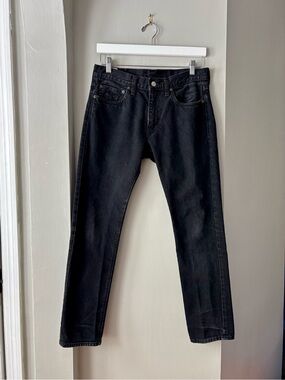 Kaihara Mills x JCrew 484 Non-Stretch Denim, Black, 30x30